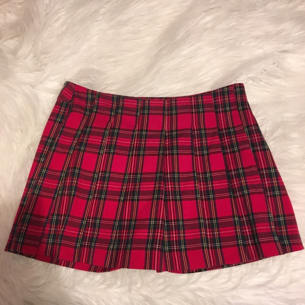 Plaid skirt size xs